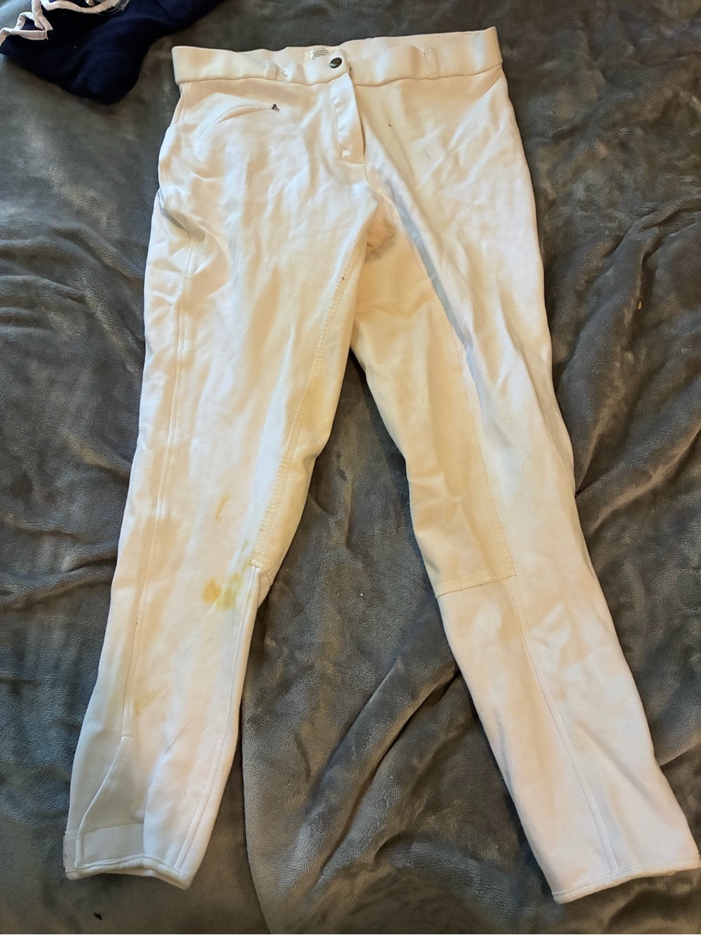 Royal Highness Ladies Full Seat White Equestrian Breeches